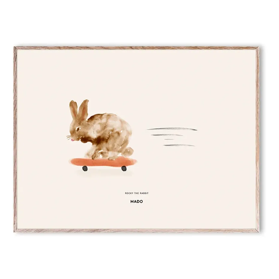 Rocky the Rabbit poster, 30x40 cm