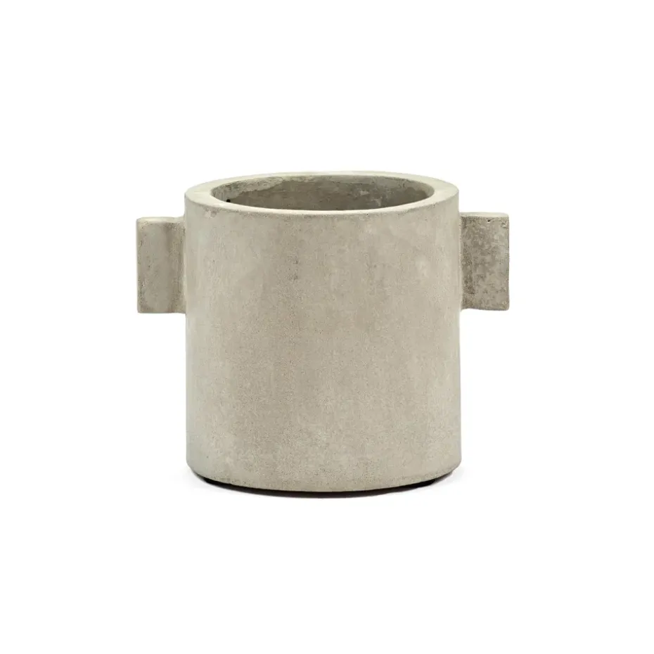Rond flower pot Ø13 cm, nature