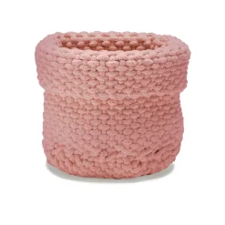 Rope storage basket, Dusty pink