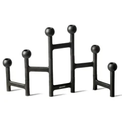 Round Folding candlestick 56x30 cm, Dark grey