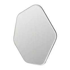 Ruby wall mirror 60x50 cm, Clear-black
