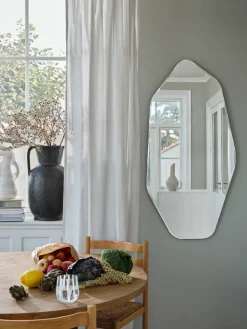 Ruby wall mirror 120x60 cm, Clear-black