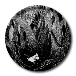Running Moomin tray round, 38 cm