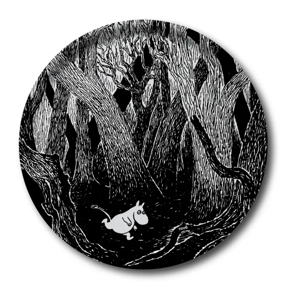 Running Moomin tray round, 38 cm