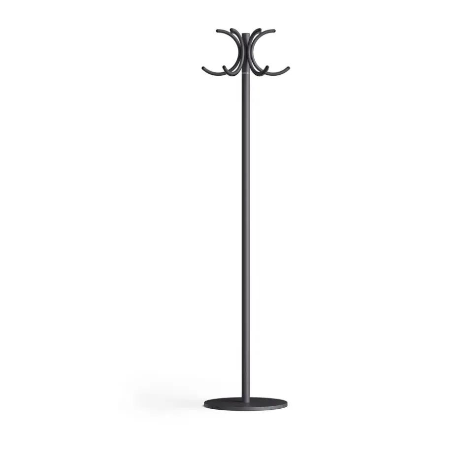 S70-12 coat rack, Graphite texture