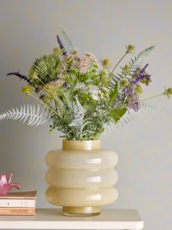 Sahara vase Ø21.5x22 cm, Yellow