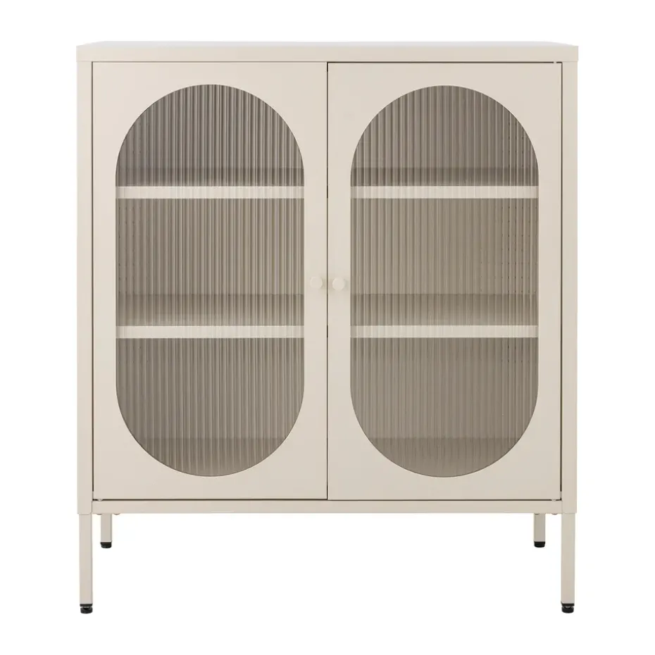 Salvo cabinet 80x40x90 cm, Nature, metal