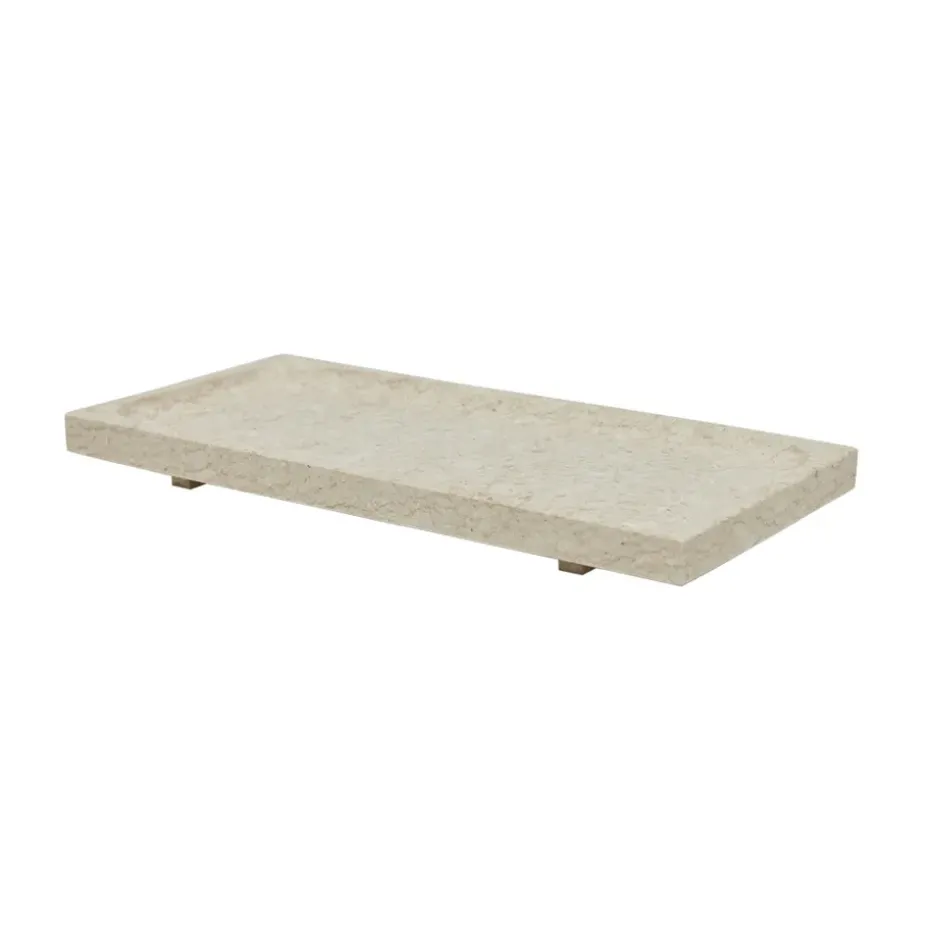 Savi marble tray 14x30 cm, Beige