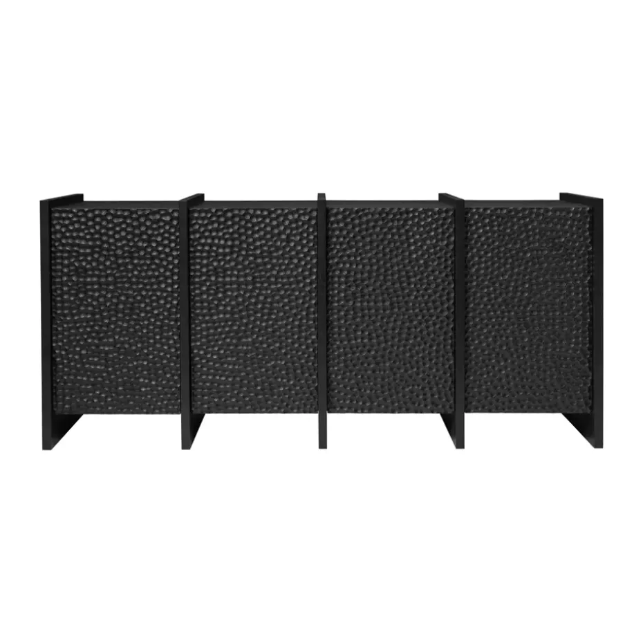 Scarni sideboard, Dark-stained ash, 163x50x74 cm