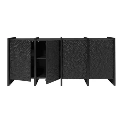 Scarni sideboard, Dark-stained ash, 163x50x74 cm
