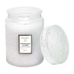 Scented candle glass jar 100 hours, Sparkling Cuvée