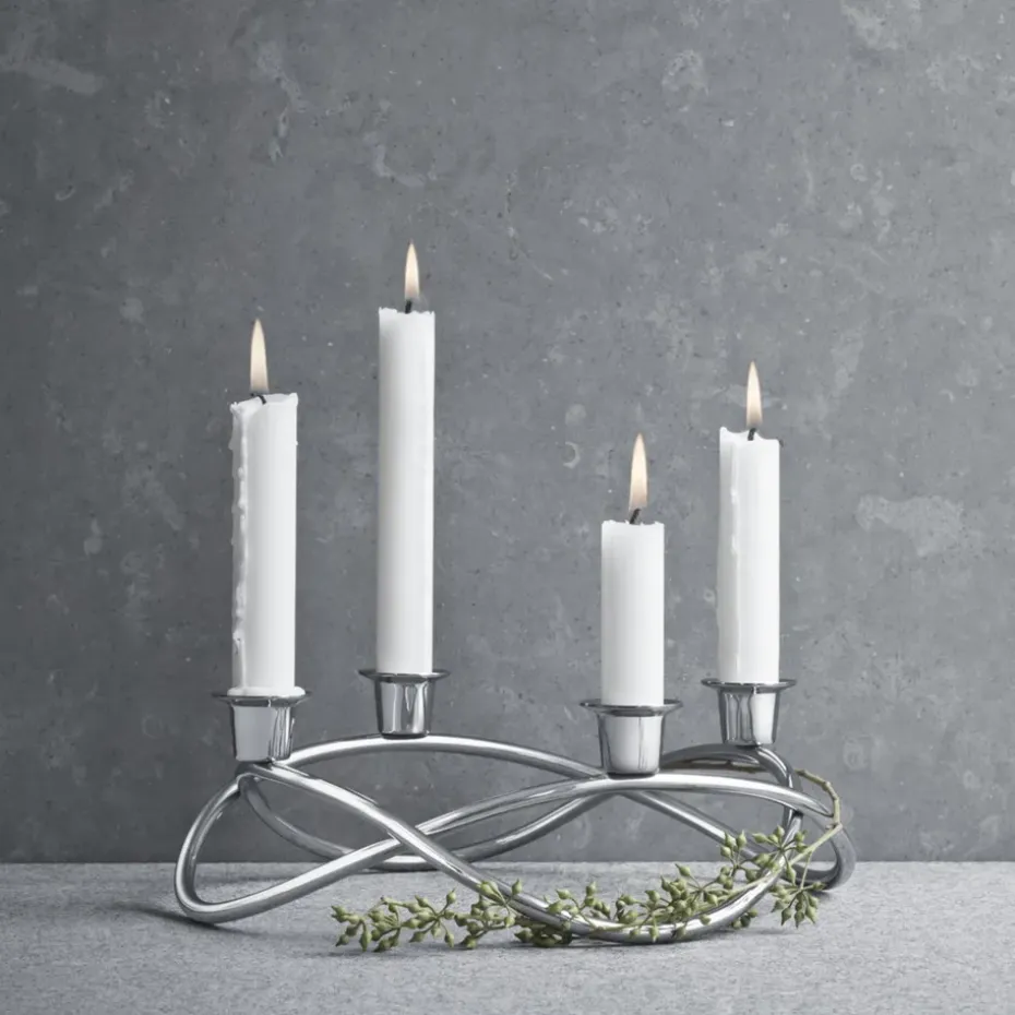Season candleholder Ø26 cm, shiny