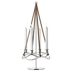 Season extension stand for candleholder, shiny