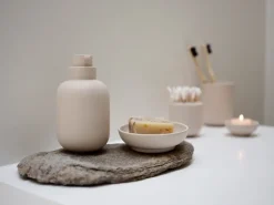 Sensu toothbrush mug Ø7.4x9.5 cm, Sand