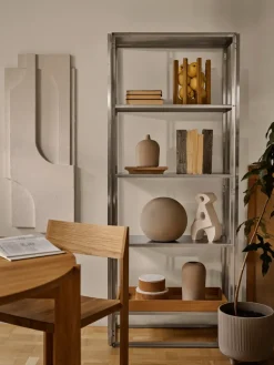 Serif Relief wall decoration L, Off white
