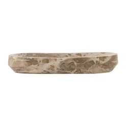 Shao tray marble 24.5x12.5 cm, Natural
