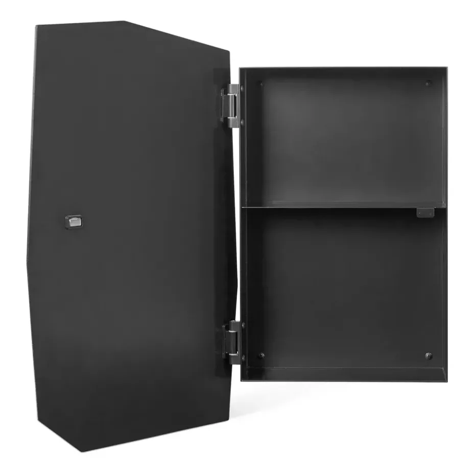 Shard mirrorcabinet 37.7x57.7 cm, Black