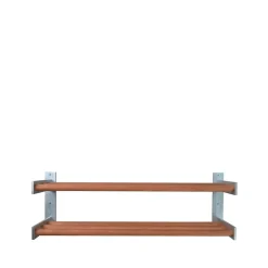 Shoe shelf 5, Oiled oak, wall, 2 level