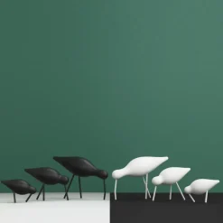 Shorebird black, small