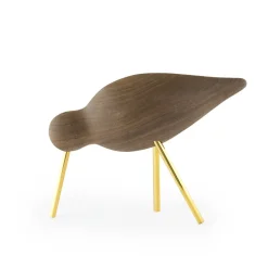 Shorebird walnut-brass, medium