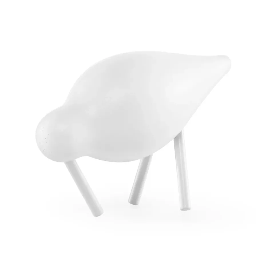 Shorebird white, small
