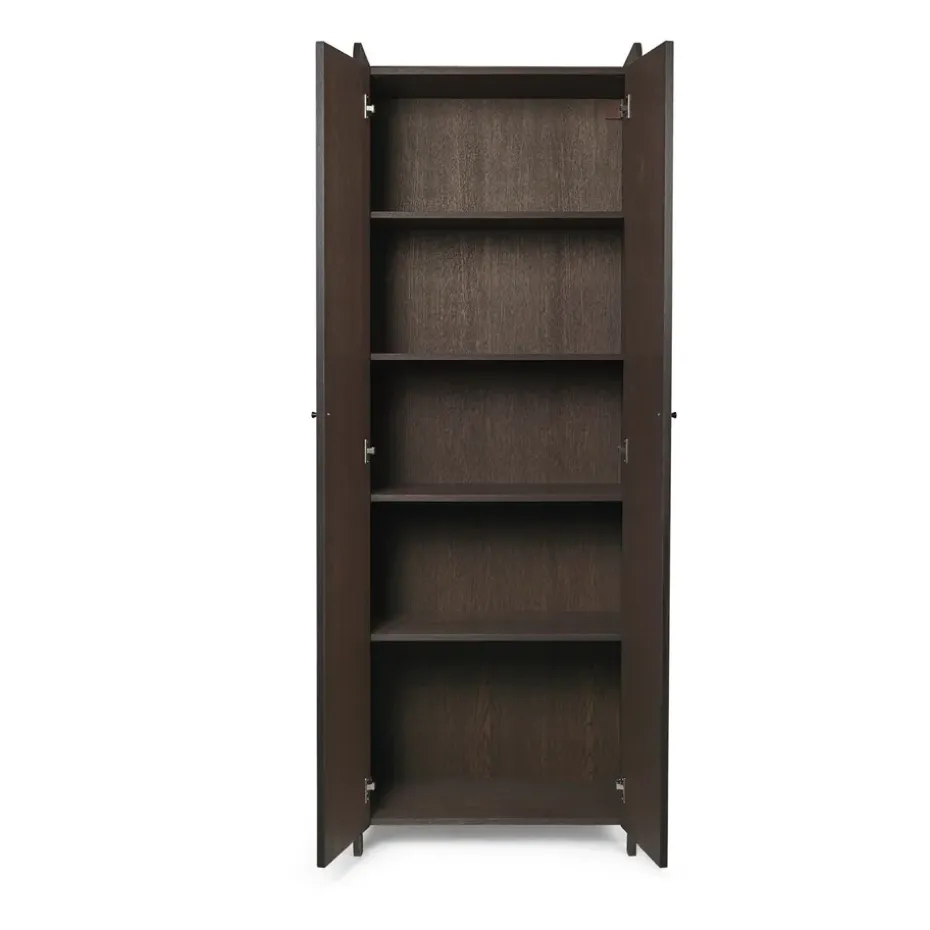 Sill Tall cabinet, Dark stained oak