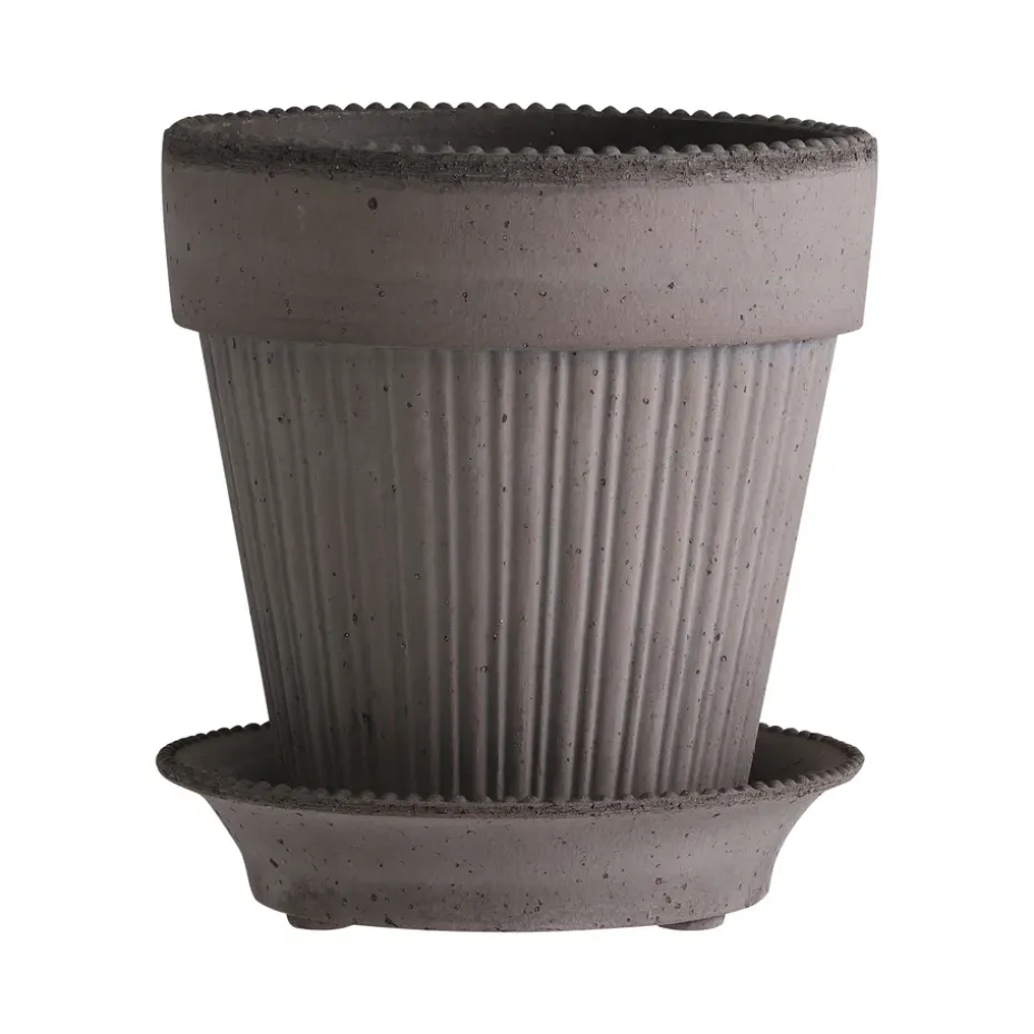 Simona flower pot 14 cm, Grey