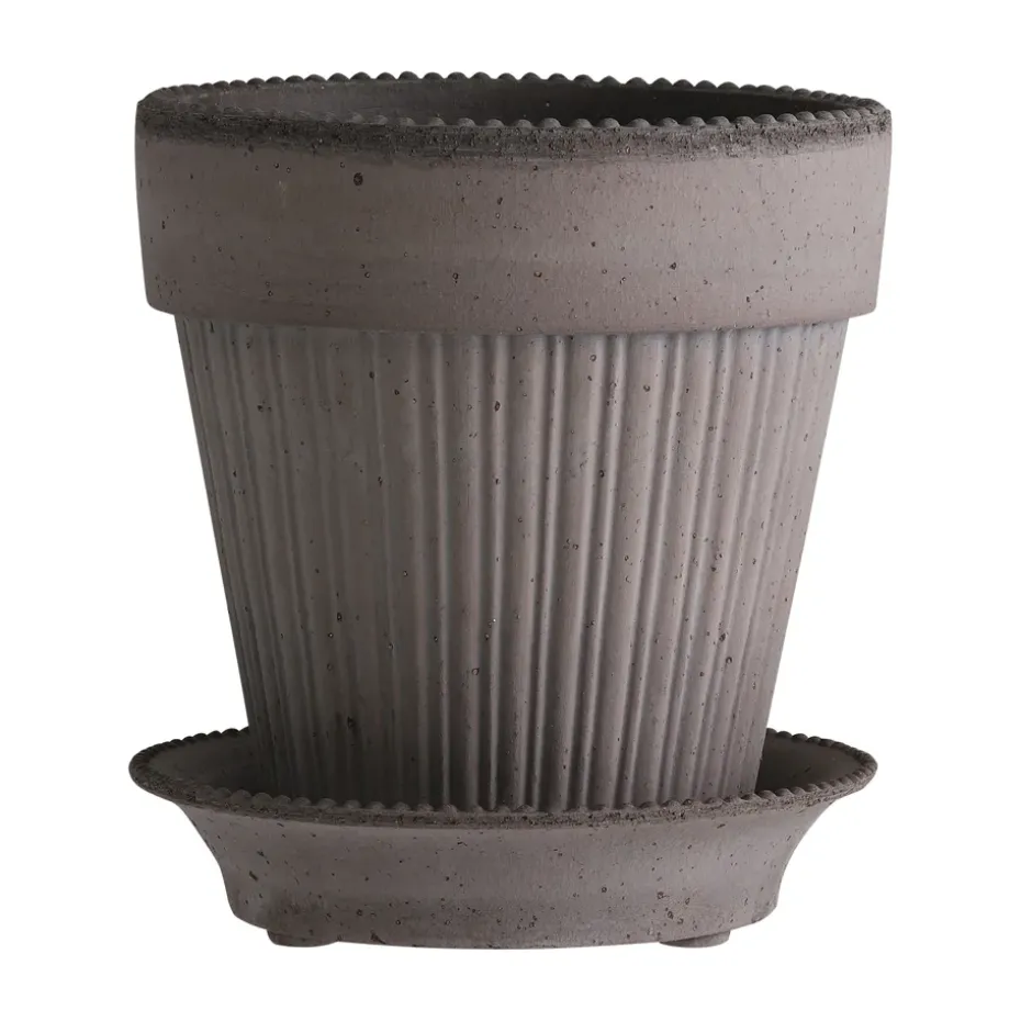 Simona flower pot 16 cm, Grey