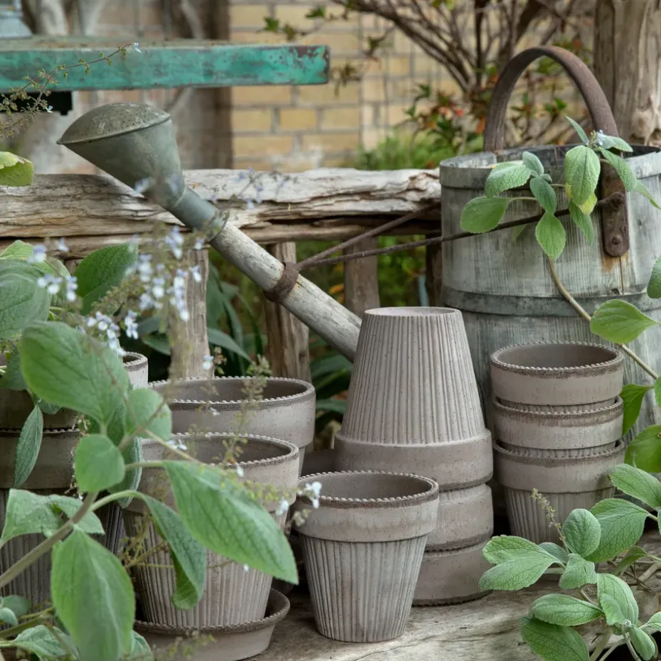 Simona flower pot 16 cm, Grey