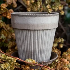 Simona flower pot Ø18 cm, grey