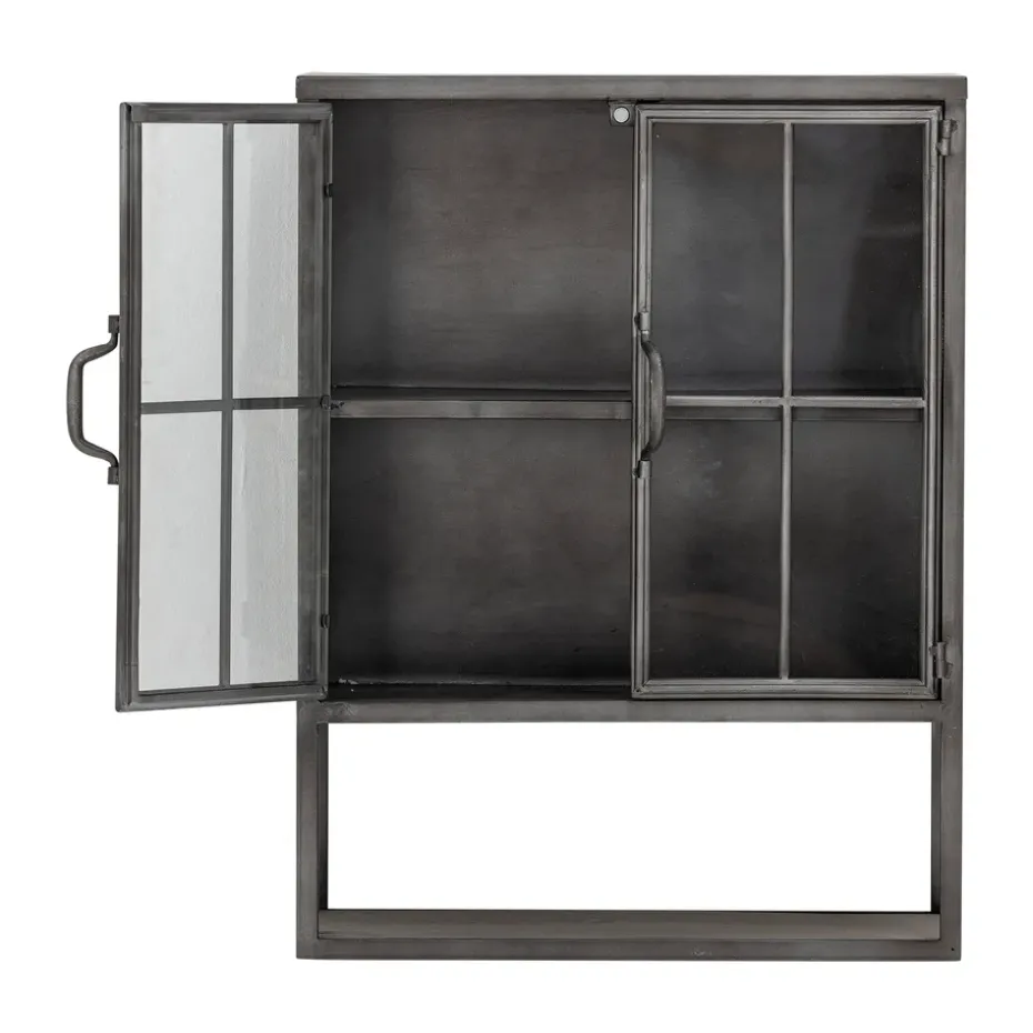 Sindre cupboard 46x21.5x61 cm, Black, metal