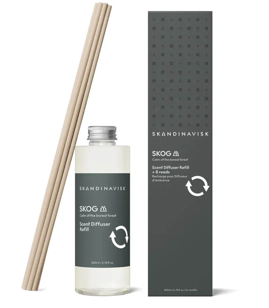 Skandinavisk refill to fragrance sticks 200 ml, Skog