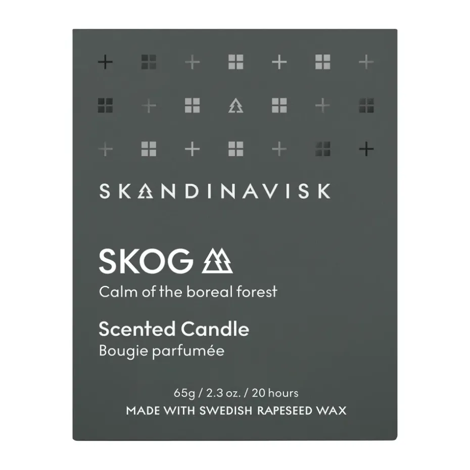 Skog scented candle with lid, 65 g