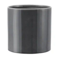 Sleek pot Ø12 cm, Charcoal