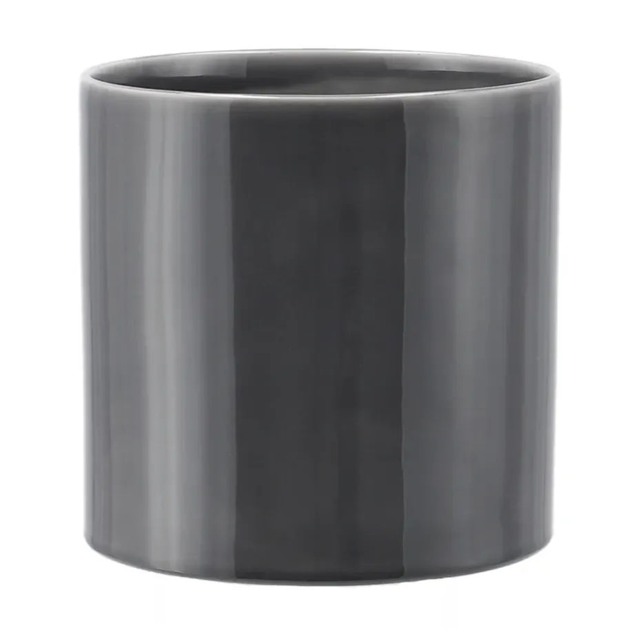 Sleek pot Ø19 cm, Charcoal