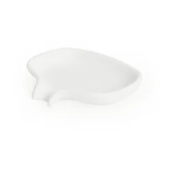 Soap Saver Flow soap dish with drainage spout small, White