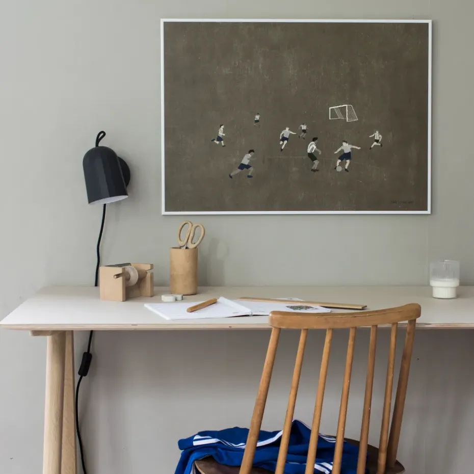 Soccer poster 50x70 cm, brown