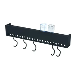 So-Hooked wall shelf, black