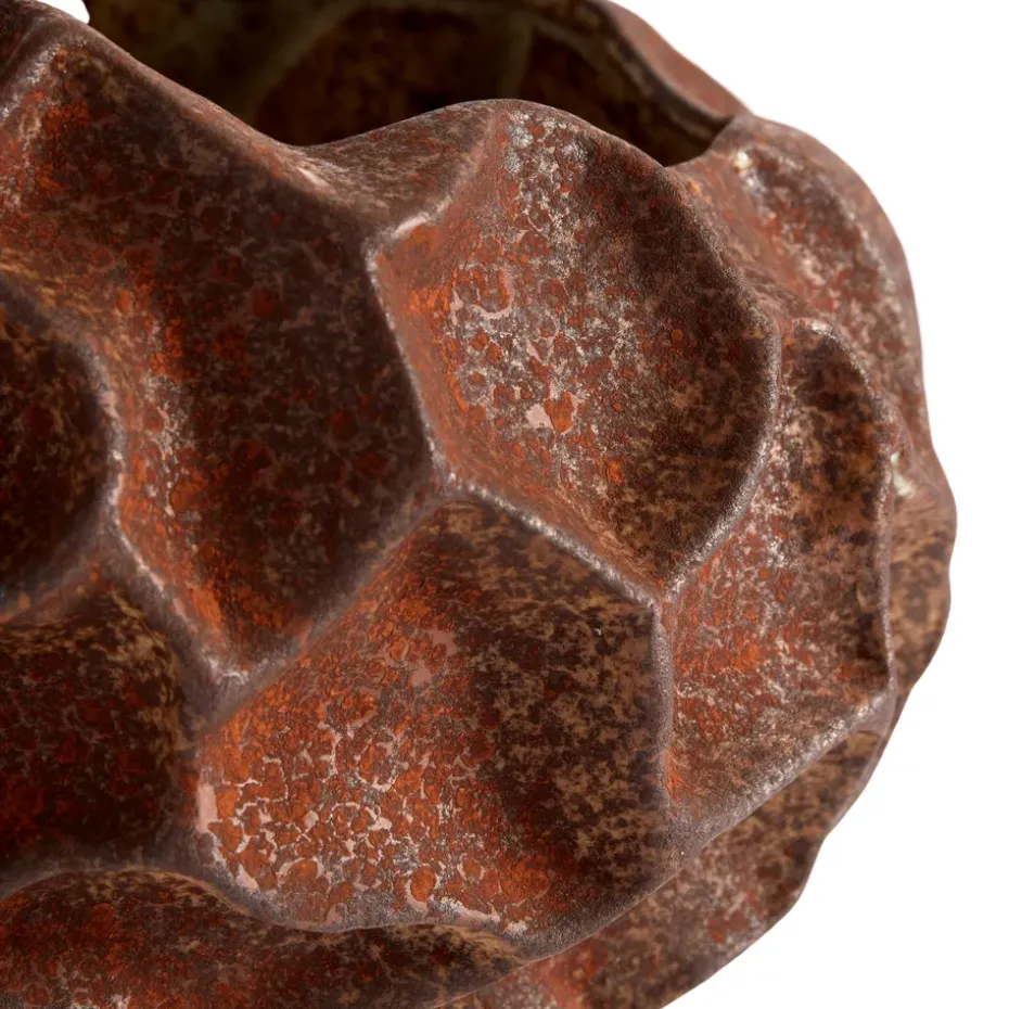 Soil flower pot Ø18 cm, rust