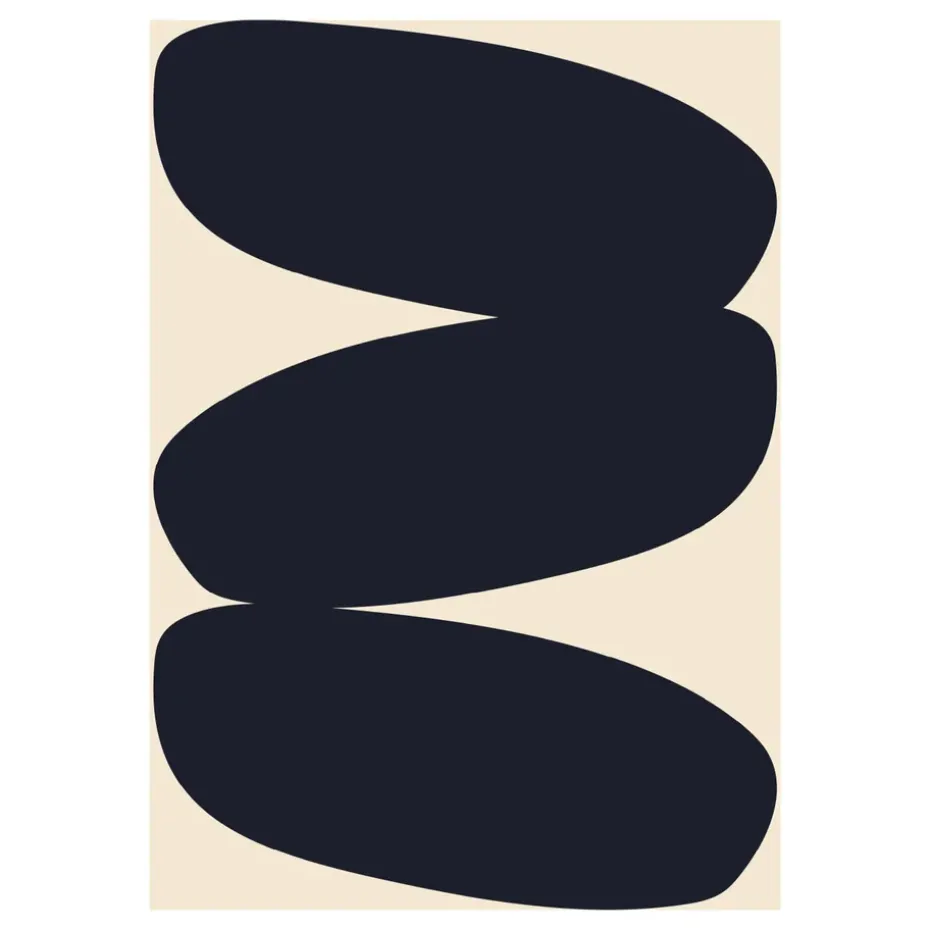 Solid Shapes 01 poster, 50x70 cm
