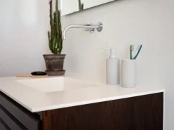 Solo toothbrush mug, Soft Grey