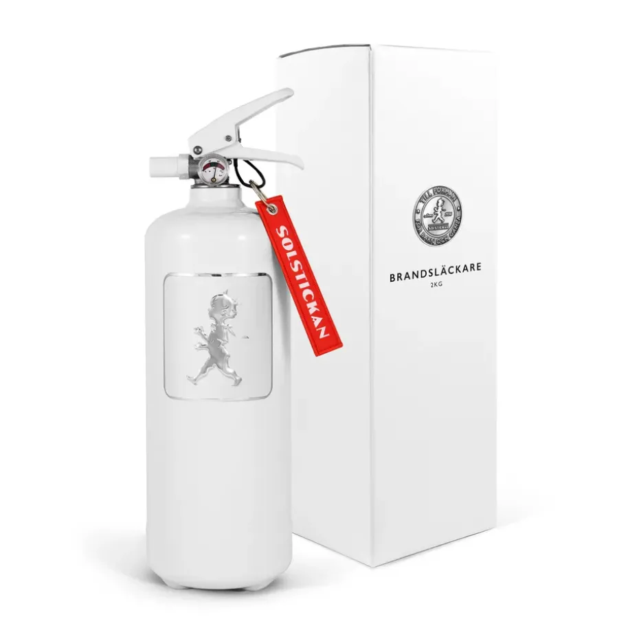 Solstickan fire extinguisher 2 kg, White-silver