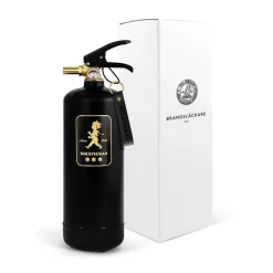 Solstickan fire extinguisher 2 kg, Black-gold