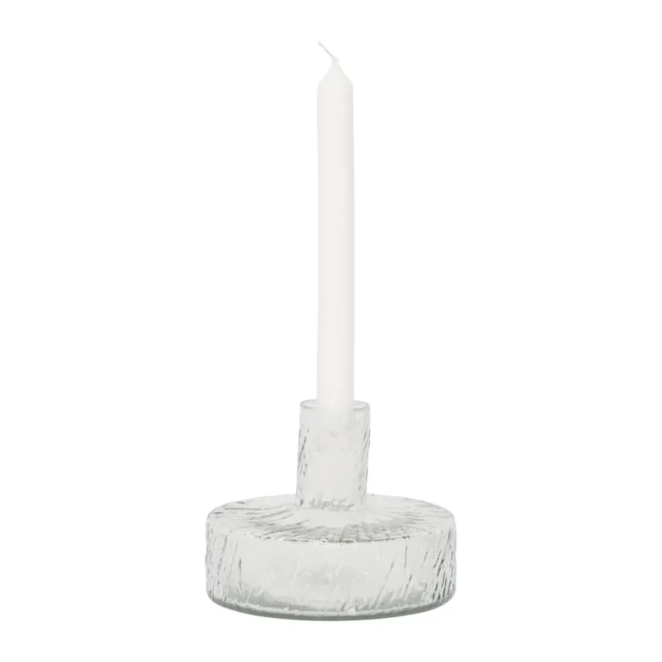 Solvi B candle holder 12 cm, clear