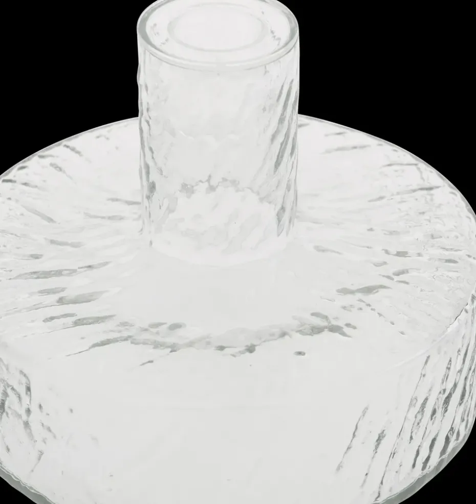Solvi B candle holder 12 cm, clear