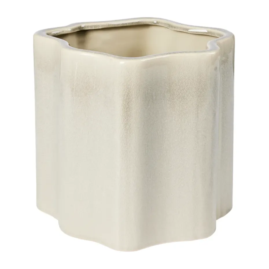 Sonja flowerpot H:20 cm, Rainy Day Grey