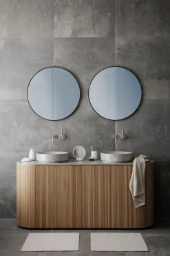 Sono Vanity table mirror Ø17 cm, White