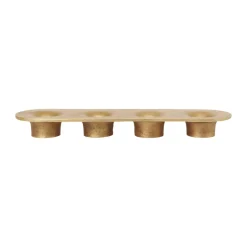 Soothe 4 candlestick 8x29 cm, Brass Finish