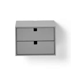 Square drawers, Grey