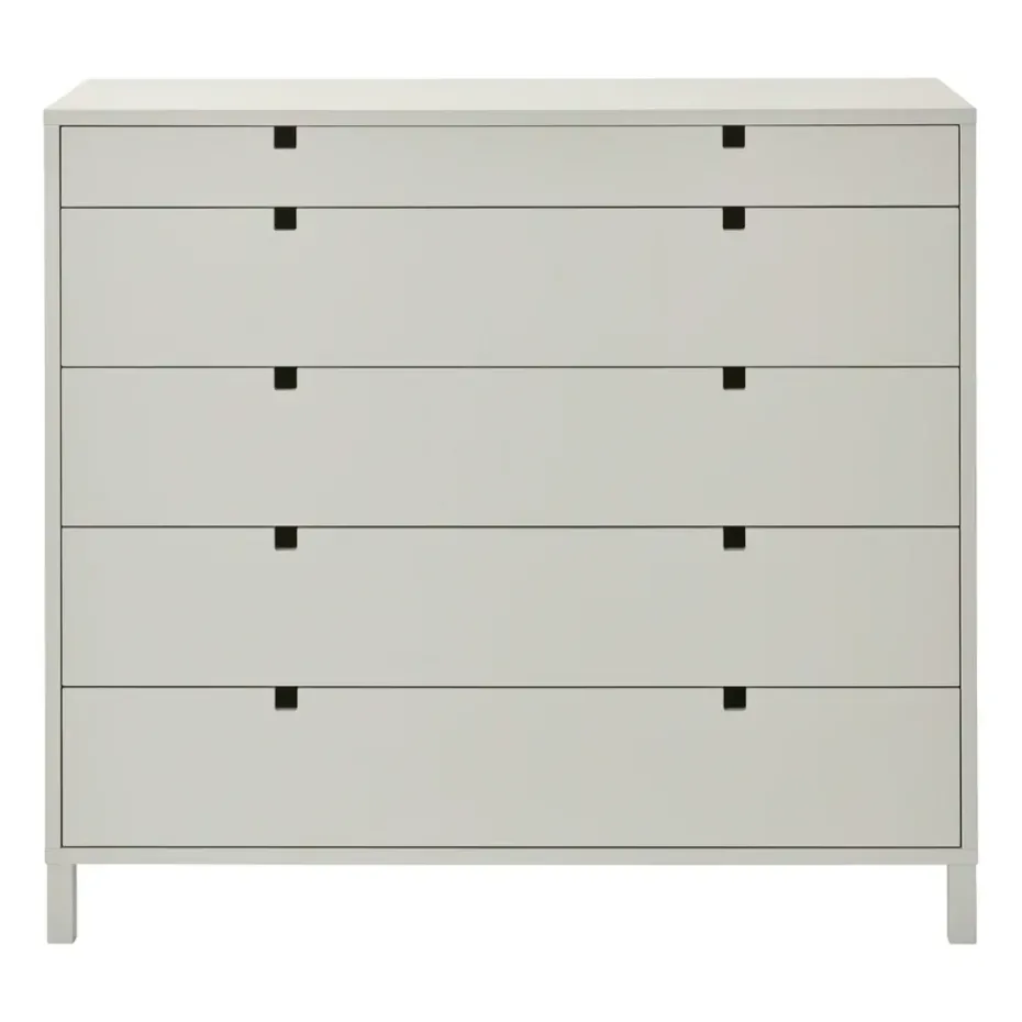 Square dresser 5 drawers, Sand